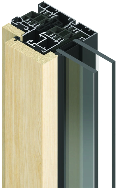 M6 — Finestra in alluminio legno a taglio termico