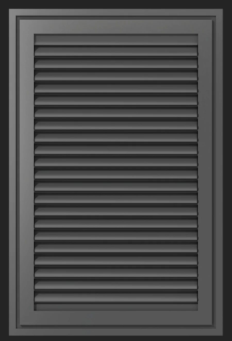 Persiana X1 in alluminio — vista frontale